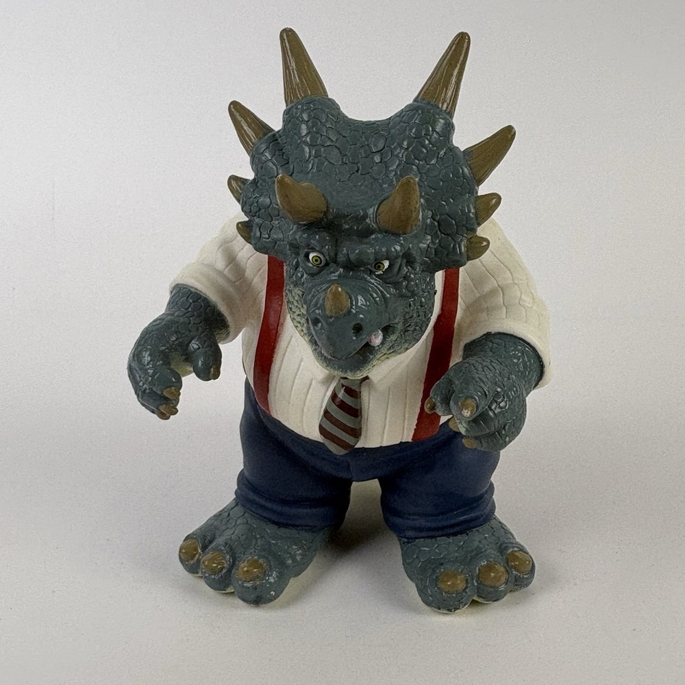 Vtg 90's Disney The DINOSAURS TV Show Sinclair Toy Figure BP RICHFIELD Boss 5"